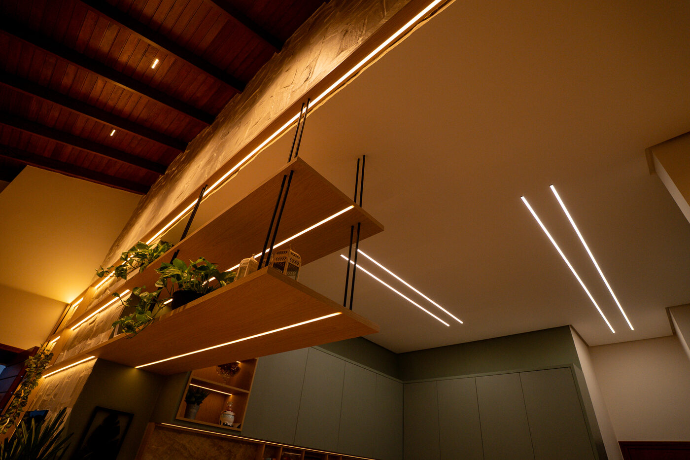 Ambiente bem iluminado por um projeto da Led Prime